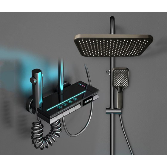 N106 gray and black shower set from china